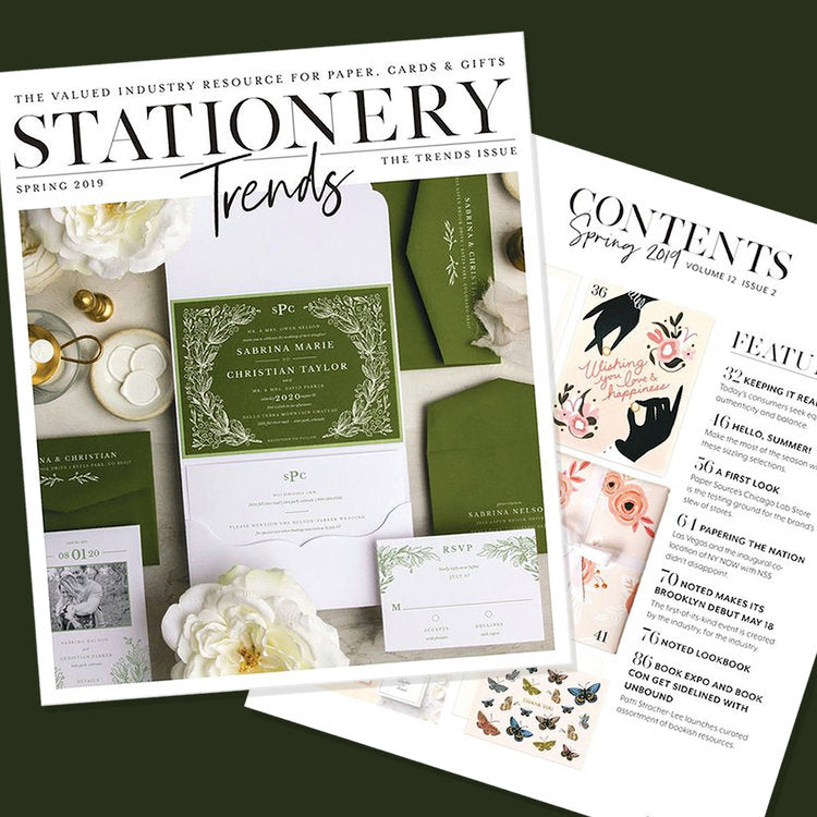 Stationery Trends Magazine Spring 2019 Dote Note + Gift