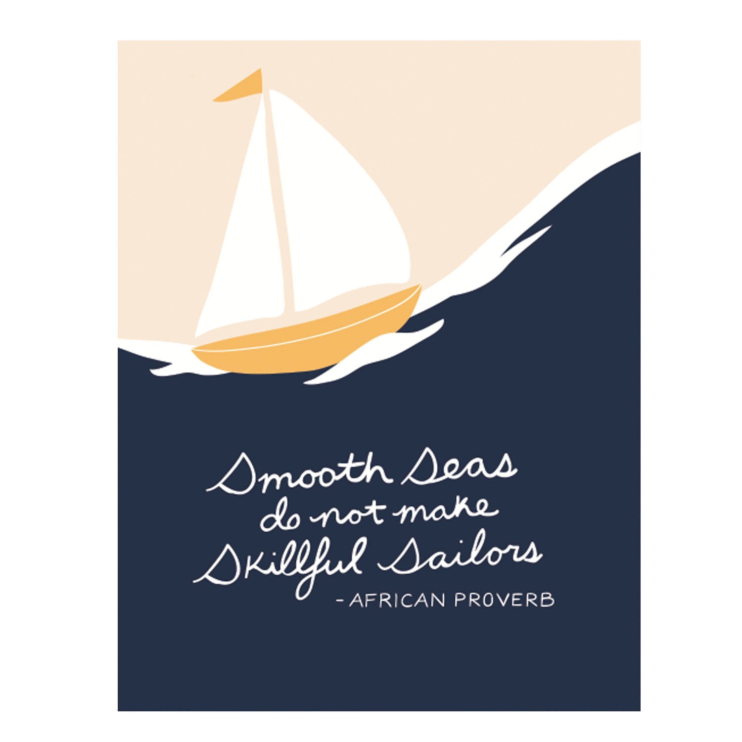 Smooth Seas • Friendship Card