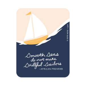 Smooth Seas Sailboat • Vinyl Sticker