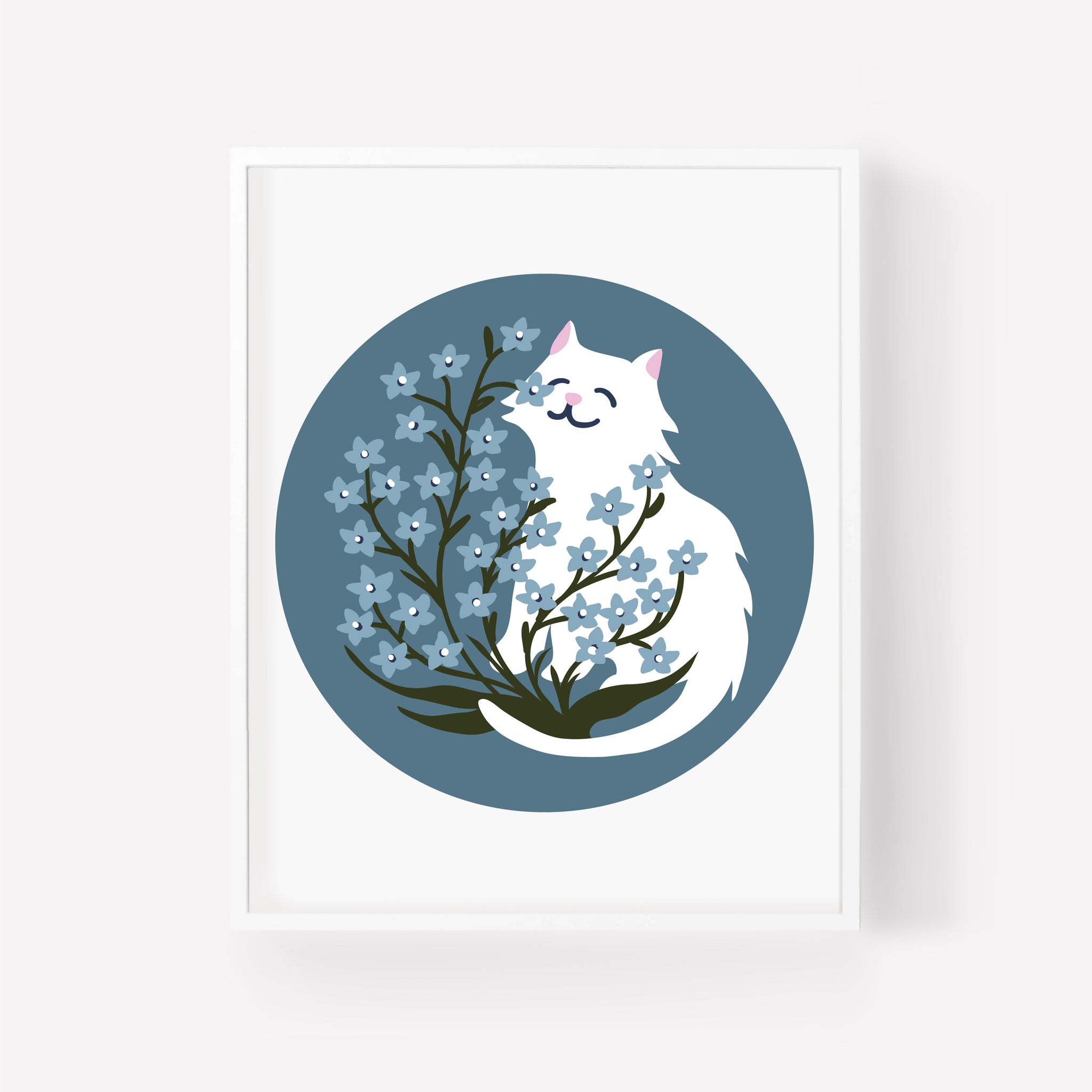 Flower Cat • Art Print