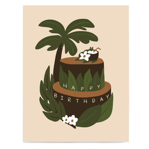Tropical Birthday • Birthday Card