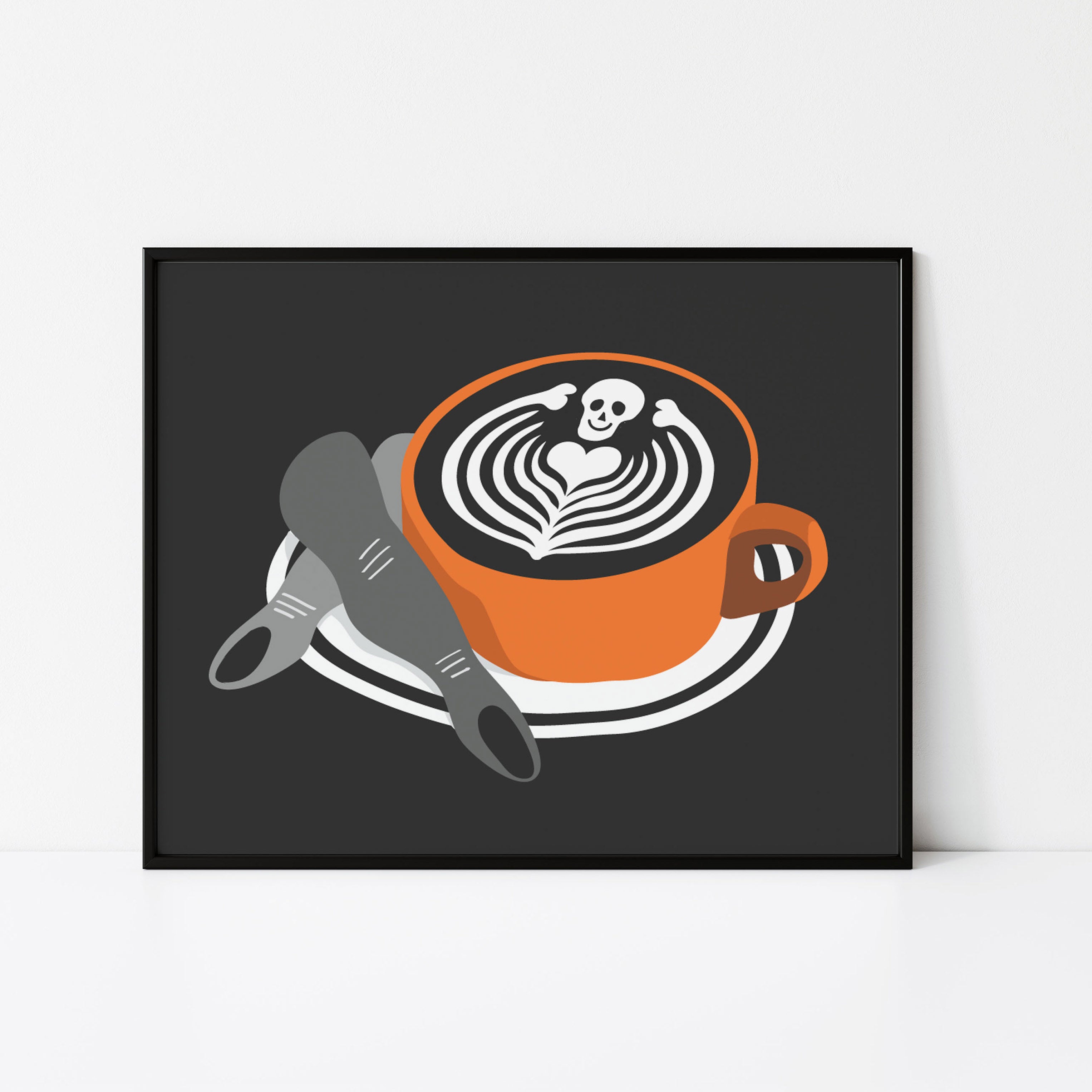 Skull Latte • Art Print