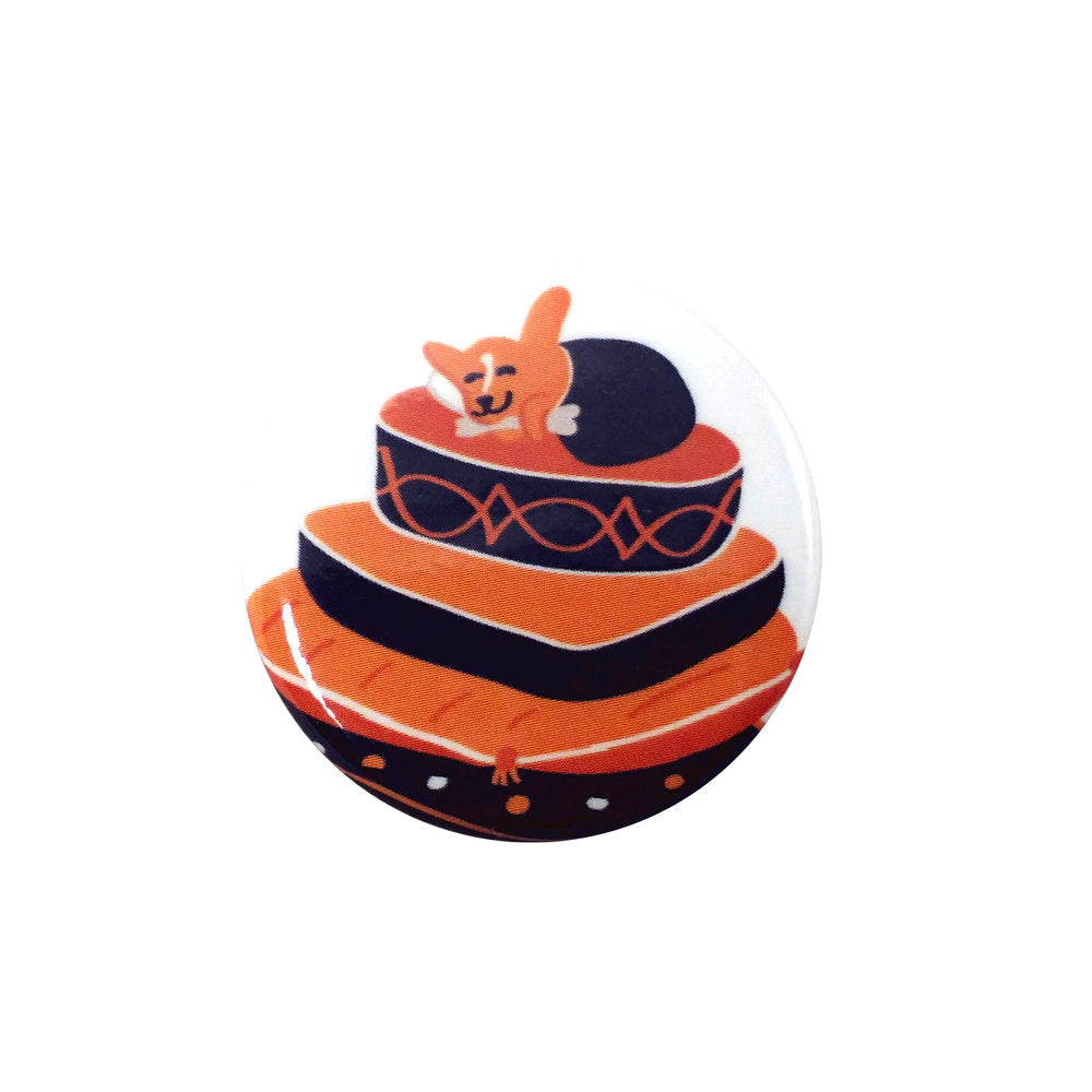 Corgi Dreams • Button
