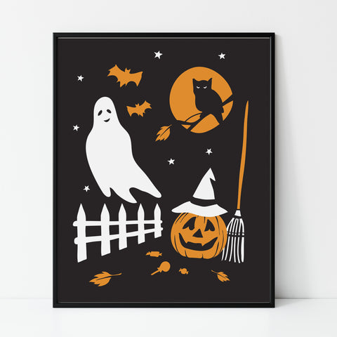 Halloween Night • Art Print
