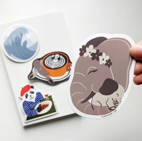 Baby Elephant • Vinyl Sticker