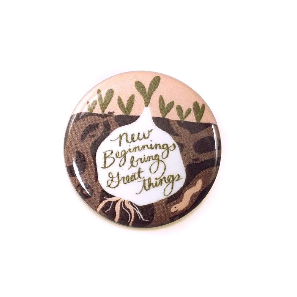 New Beginnings • Button