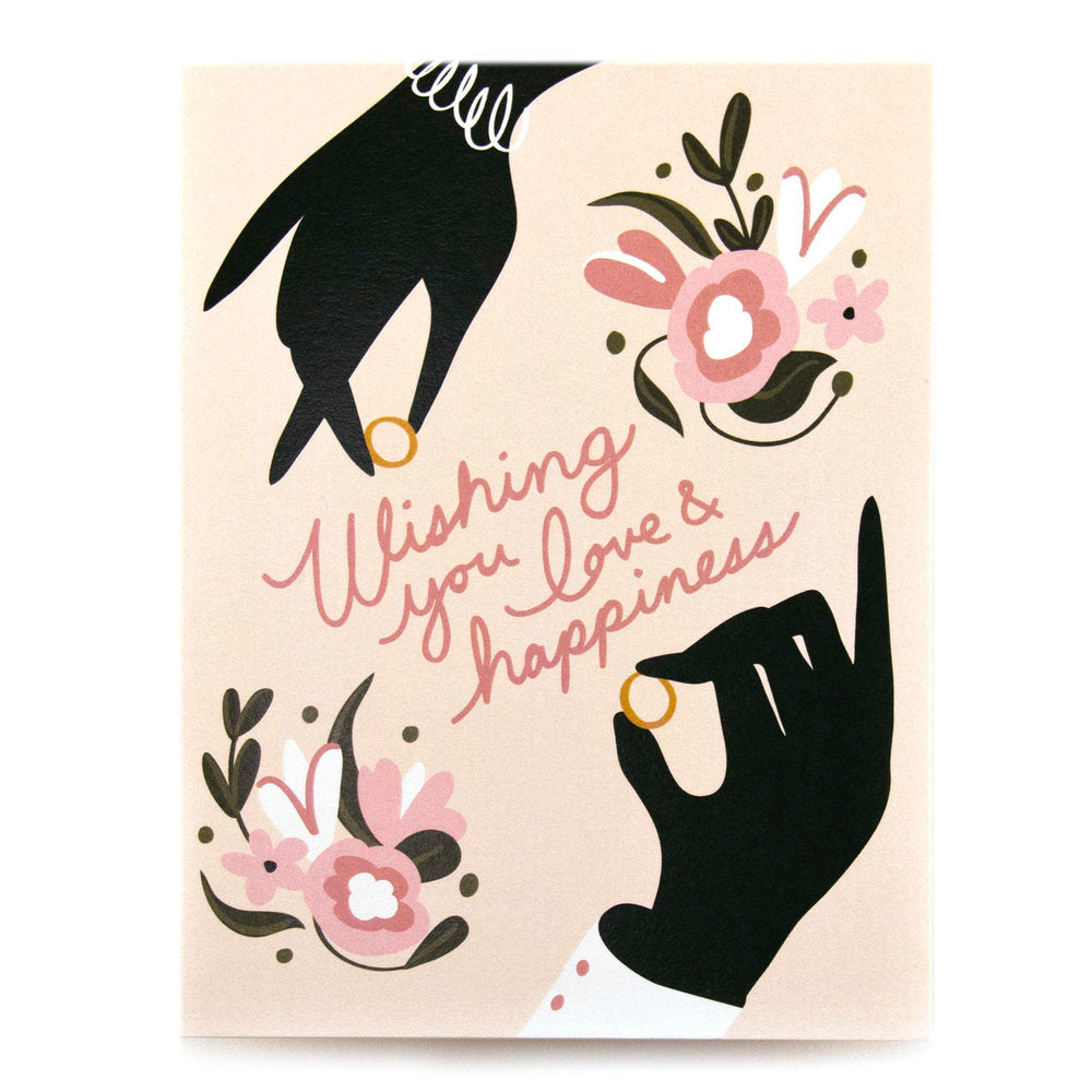 Love + Happiness • Wedding Card