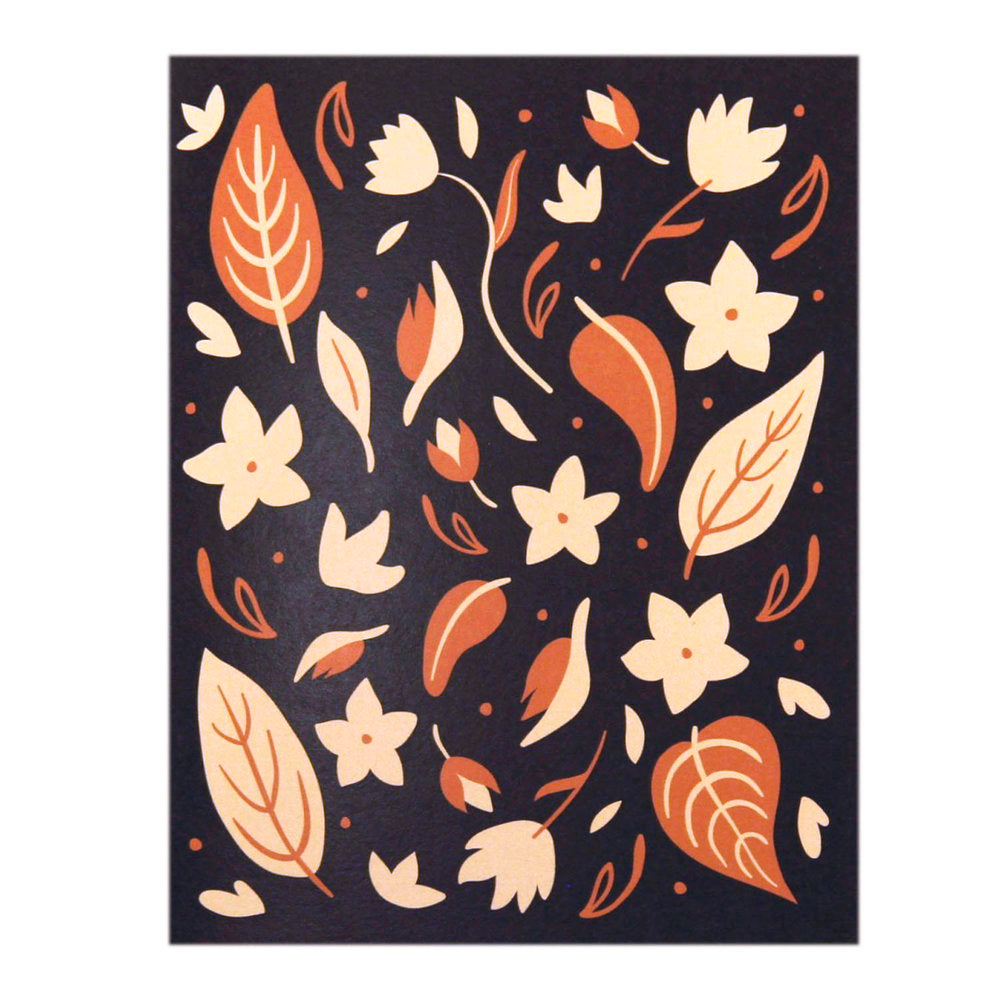 Navy Leaf • Everyday Card