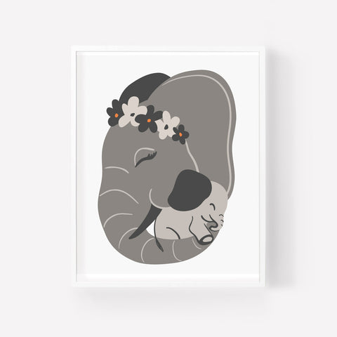 Baby Elephant • Art Print
