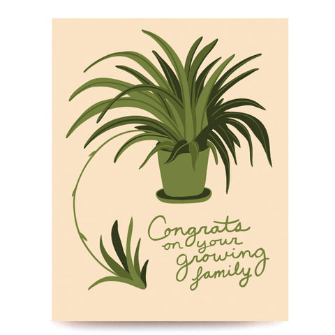 Growing Family • Baby Card